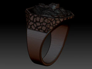 brutal bear ring 3D Print Model