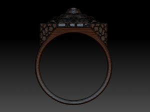brutal bear ring Modèles 3D en vedette