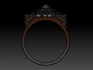 brutal bear ring 3D Print Model