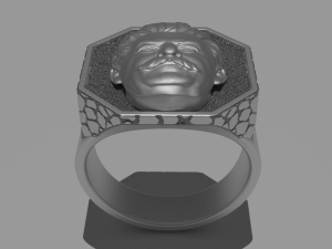 brutal joseph stalin ring 3D 打印模型