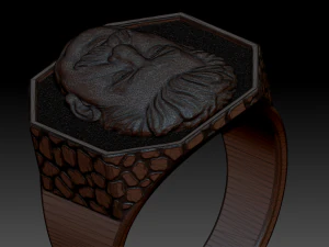 brutal joseph stalin ring 3D Print Model