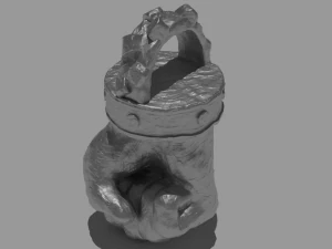 wisiorek pięść siły Model do druku 3D