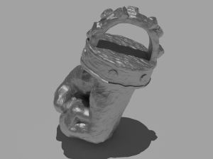 fist of strength pendant 3D 프린트 모델