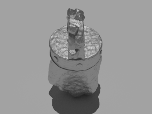 fist of strength pendant 3D 프린트 모델