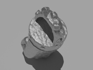 fist of strength pendant 3D 프린트 모델
