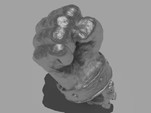 fist of strength pendant 3D Print Model