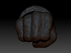 fist of strength pendant 3D Print Model