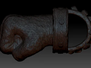 fist of strength pendant 3D Print Model