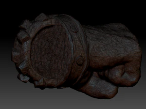 fist of strength pendant 3D Print Model