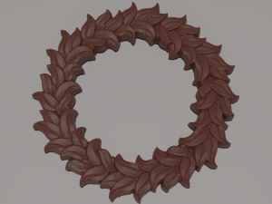 wreath of leaves 2 3D मॉडल