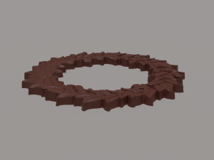 wreath of leaves 2 3D मॉडल