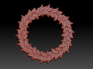 wreath of leaves 2 3D मॉडल
