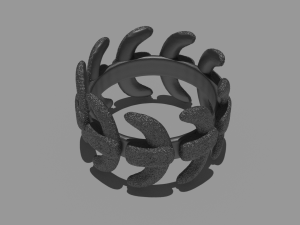 brutal bone ring 3D Print Model