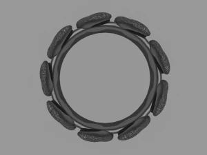 brutal bone ring 3D Print Model
