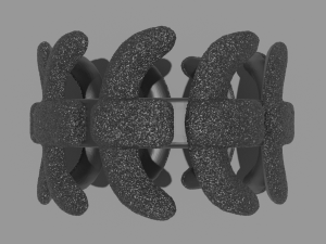 brutal bone ring Modèles 3D en vedette