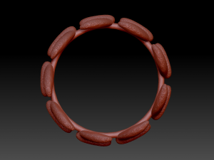 brutal bone ring Modèles 3D en vedette