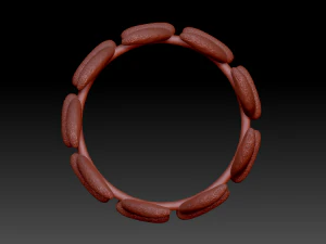 brutal bone ring 3D Print Model