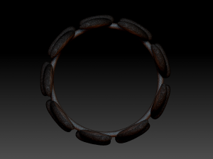 brutal bone ring Modèles 3D en vedette