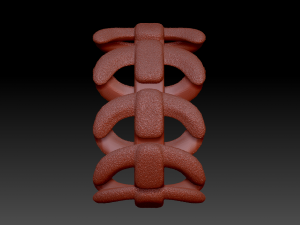 brutal bone ring Modèles 3D en vedette