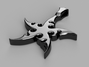shuriken pendant 3D 打印模型