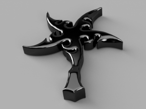 shuriken pendant 3D 打印模型