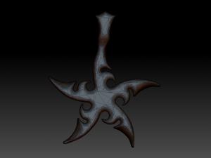shuriken pendant 3D 打印模型