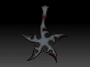 shuriken pendant 3D Print Model