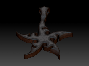 shuriken pendant 3D 打印模型
