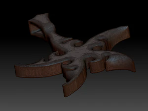 shuriken pendant 3D Print Model