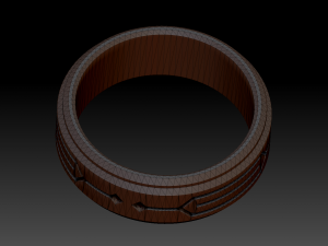 fashion ring 1 3D 打印模型