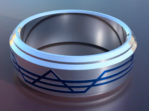fashion ring 2 3D Print Model