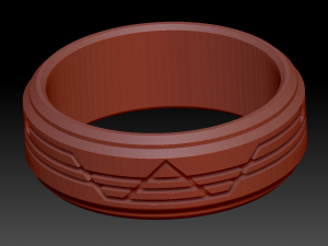fashion ring 2 Modèles 3D en vedette