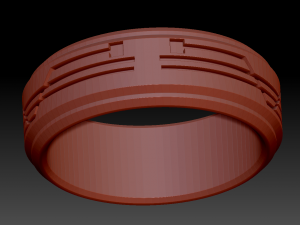 fashion ring 2 Modèles 3D en vedette