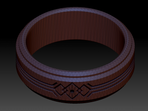 fashion ring 3 Model Cetak 3D