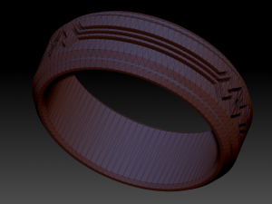 fashion ring 3 Model Cetak 3D