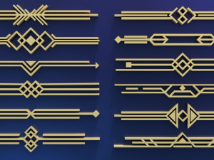 direct ornament collection 1 Modello 3D