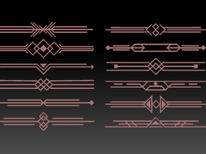 direct ornament collection 1 Modello 3D