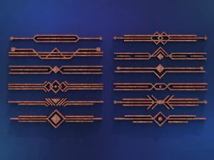 직접 장식 컬렉션 2 3D 모델