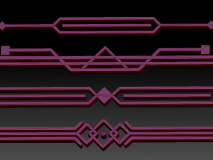 direct ornament collection 2 3D 模型
