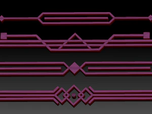 direct ornament collection 2 3D Model