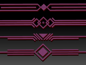 direct ornament collection 2 3D 模型