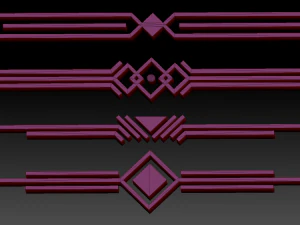 direct ornament collection 2 3D Model