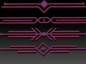 direct ornament collection 2 3D Model
