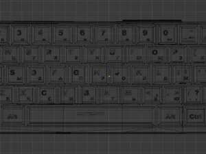 Keyboard 3D Model