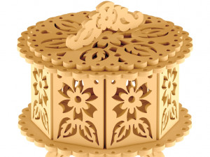 boit 2d dxf files for laser 3D Model