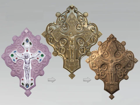 RZEŹBY WYRZEŹBONE MASZYNĄ CNC Model wydrukowany w 3D Model do druku 3D