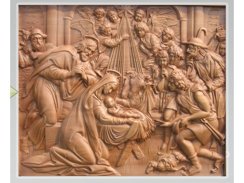 SCULPTURE SCULPTED BY CNC MACHINE 3D printed model 3D Принт Модель