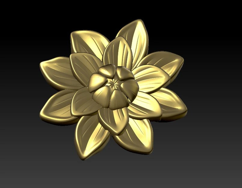 Luxurious classic golden cnc engraved wrought iron wood model 3D printed model 3D Print Model 3D Model .c4d .max .obj .3ds .fbx .stl .blend 