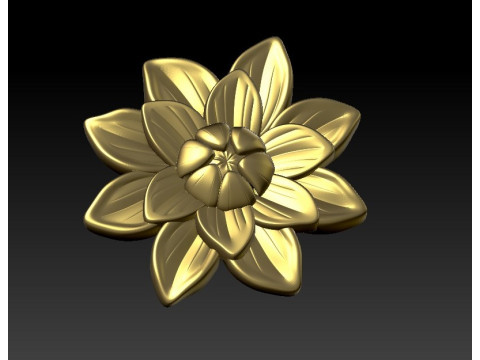 Luxurious classic golden cnc engraved wrought iron wood model 3D printed model 3D Print Model 3D Модель