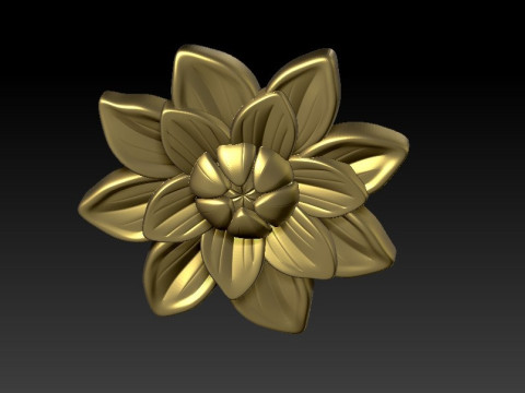 Luxurious classic golden cnc engraved wrought iron wood model 3D printed model 3D Print Model 3D 模型
